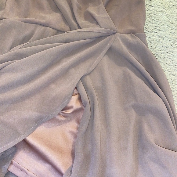 Muave flowy Windsor mini dress - Picture 6 of 6